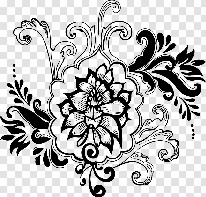 Floral Design Flower Decorative Arts Ornament - VETORES Transparent PNG