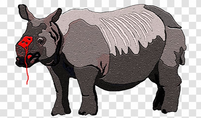 Javan Rhinoceros Horn Pig Poaching - Big Transparent PNG