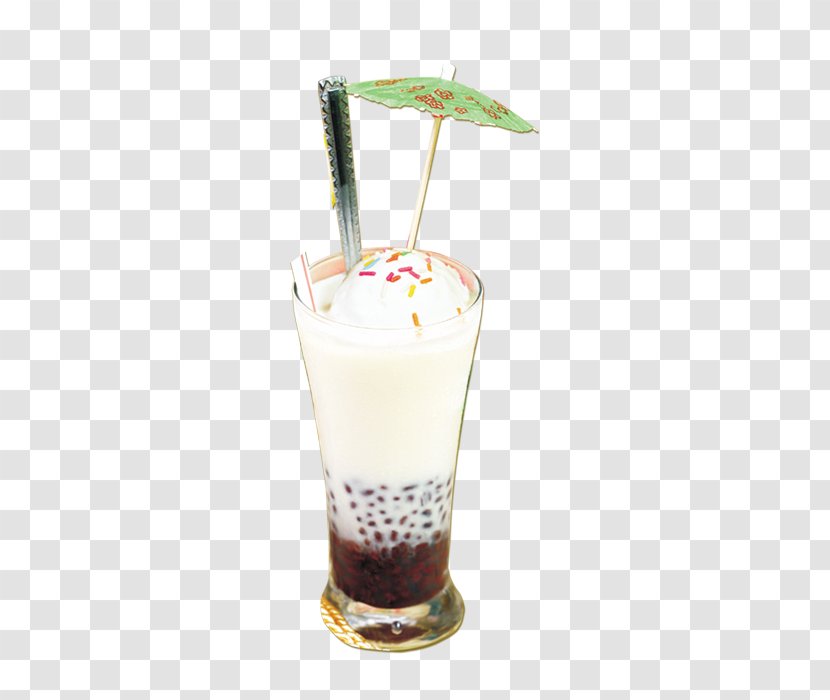 Bubble Tea Grass Jelly Milk Advertising - Poster - Pearl Transparent PNG