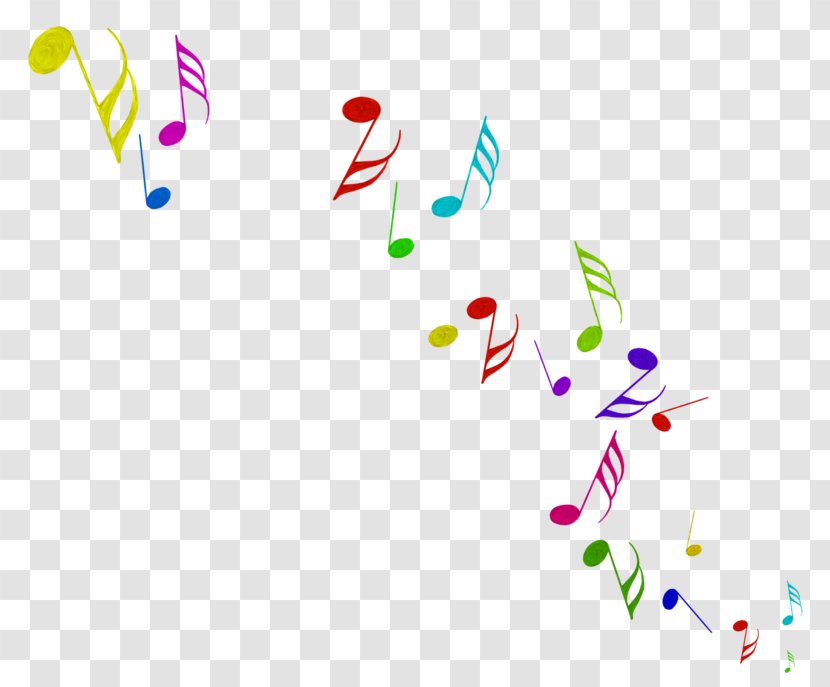 Musical Note Animation - Flower - Color Notes Transparent PNG