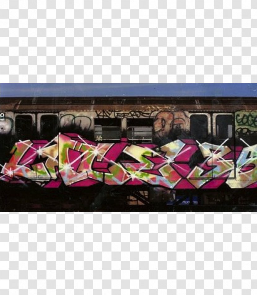 New York City Graffiti Subway Art 1980s - Explosion Effect Material Transparent PNG