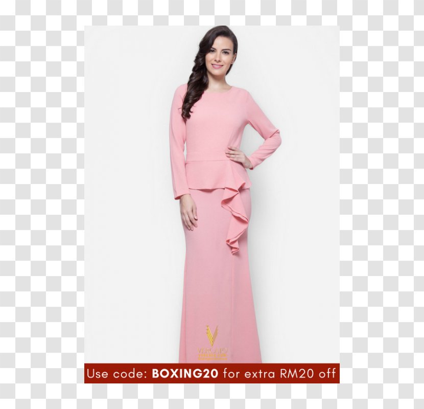 Islamic Fashion Baju Kurung Design Dress - Joint Transparent PNG