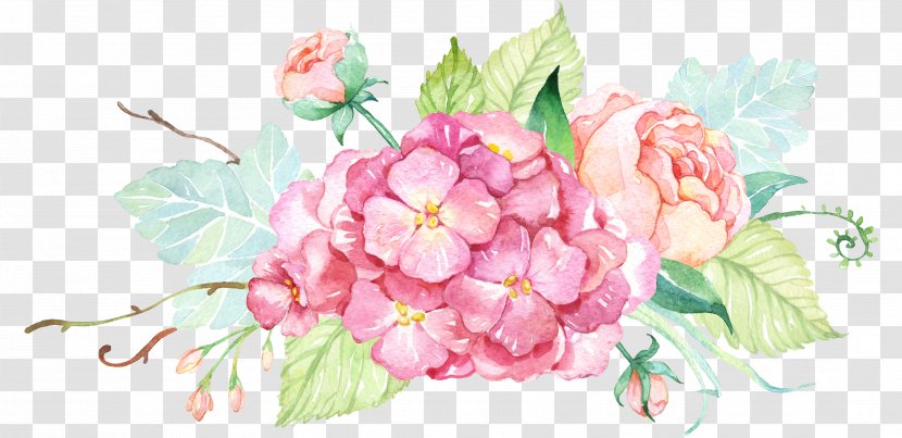 Watercolor Painting Clip Art Watercolor: Flowers - Cut Transparent PNG