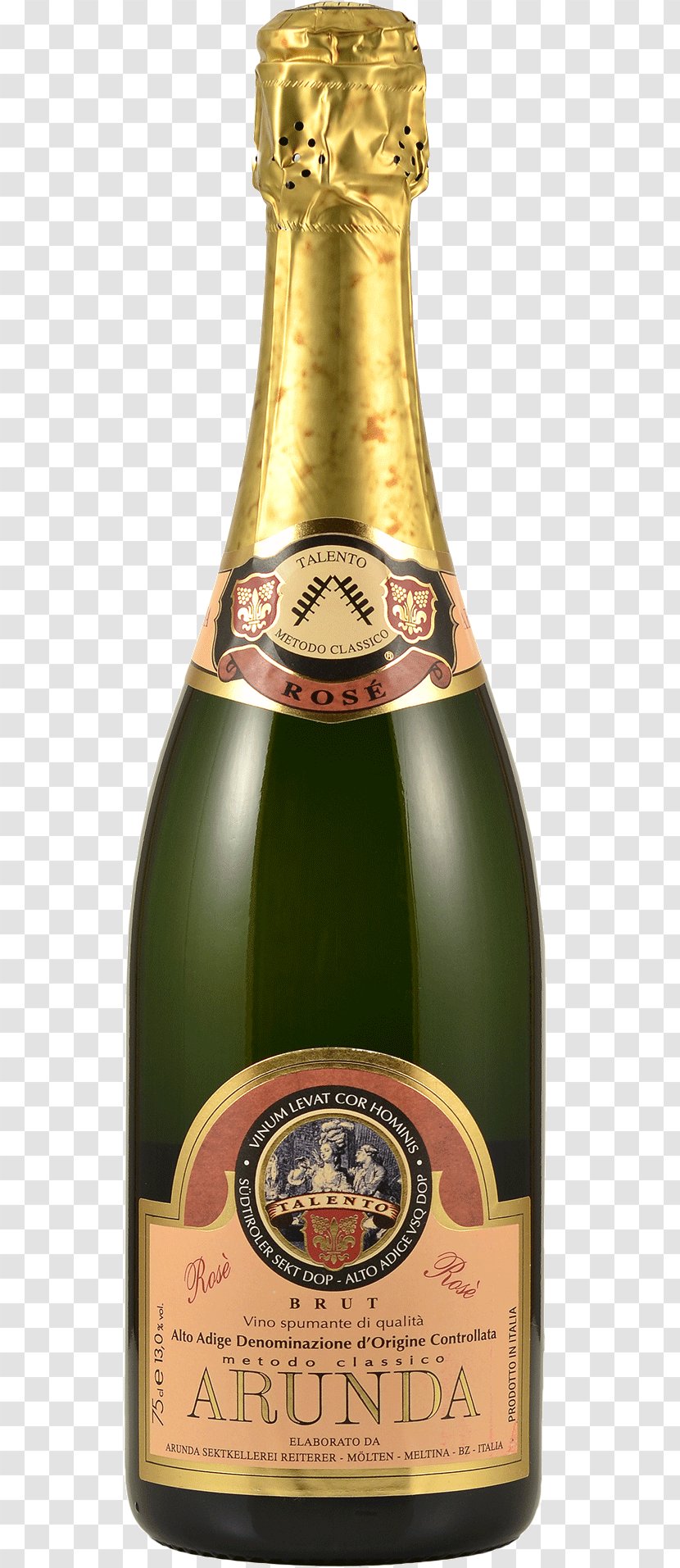 Champagne Arunda Sektkellerei Sparkling Wine - Bottle Transparent PNG