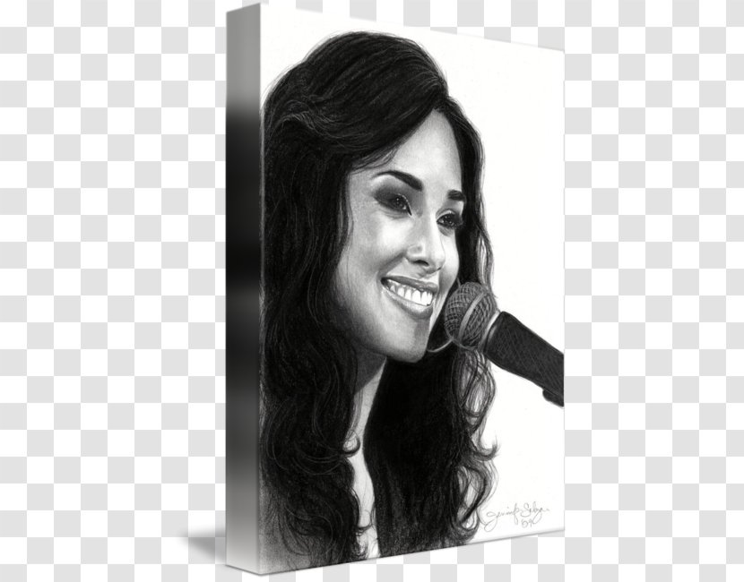 Microphone Long Hair Portrait Coloring - Black - Alicia Keys Transparent PNG