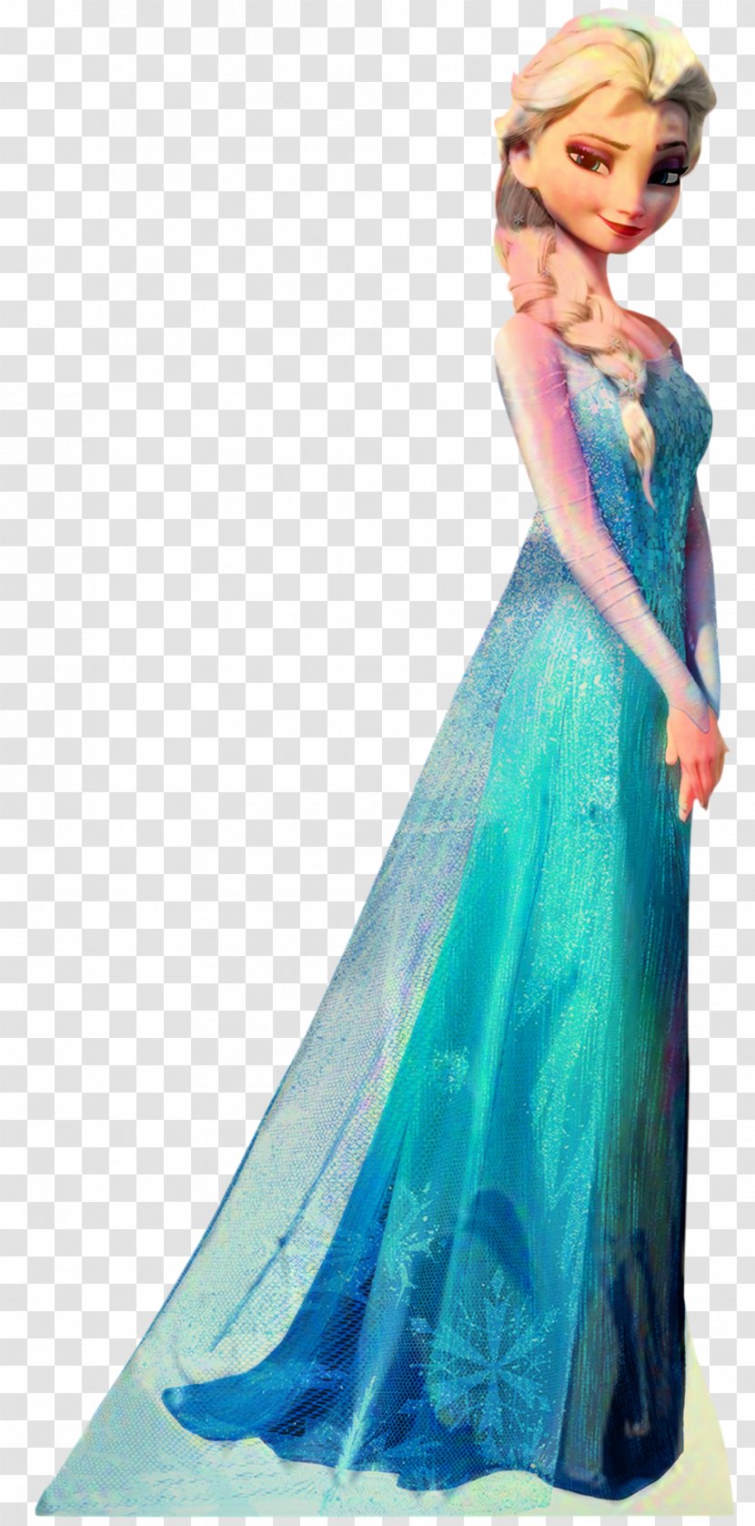 Vestido Elsa Frozen Dress Kokerjurk - Cocktail Transparent PNG