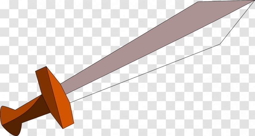 Wood Angle Font - Triangle - Soldier's Sword Transparent PNG