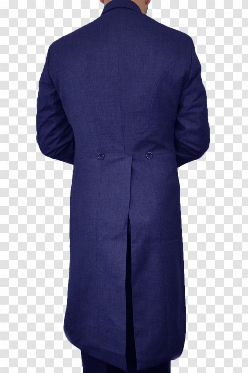 Cobalt Blue Overcoat - Electric - Wedding Coat Transparent PNG