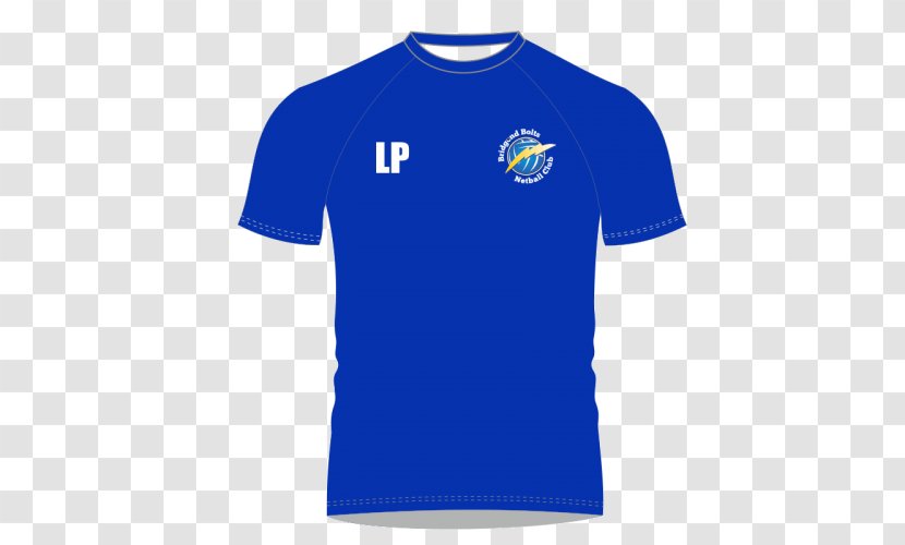 T-shirt Sports Fan Jersey Blue Clothing - T Shirt - Netball Training Transparent PNG