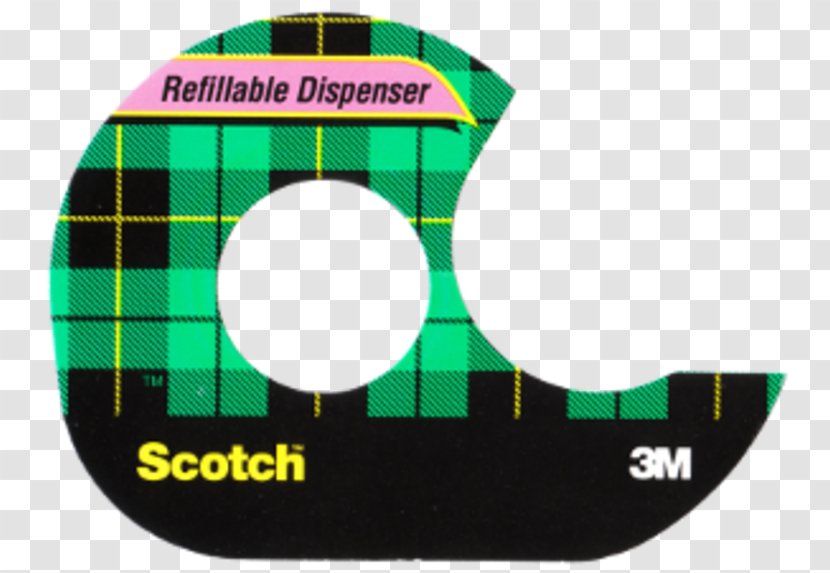 Adhesive Tape Scotch Dispenser Brand - Green - SCOTCH TAPE Transparent PNG