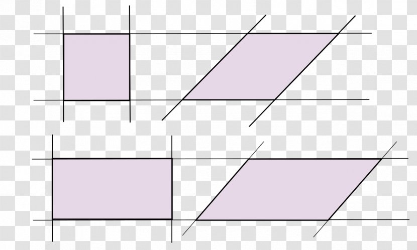 Parallelogram Rectangle Square Quadrilateral - Rhombus - Angle Transparent PNG