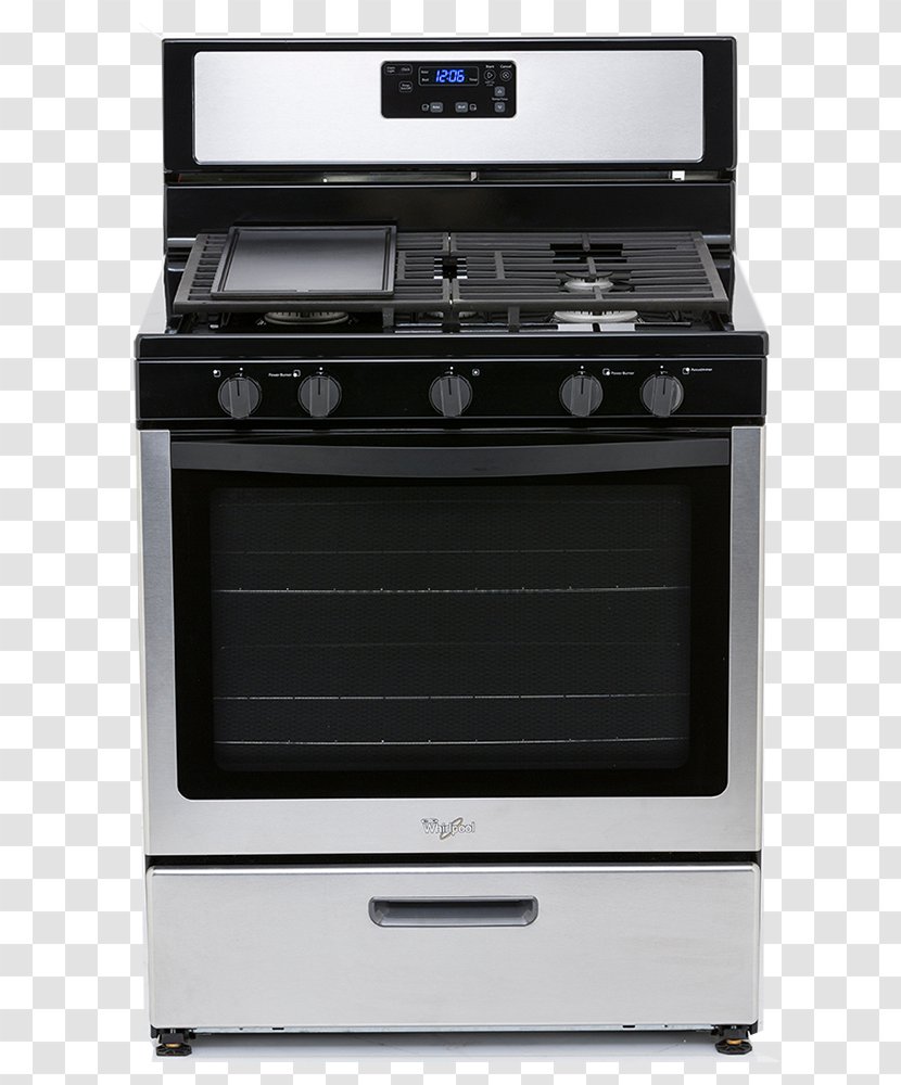 Gas Stove Cooking Ranges Whirlpool Corporation Electric Stainless Steel Transparent PNG