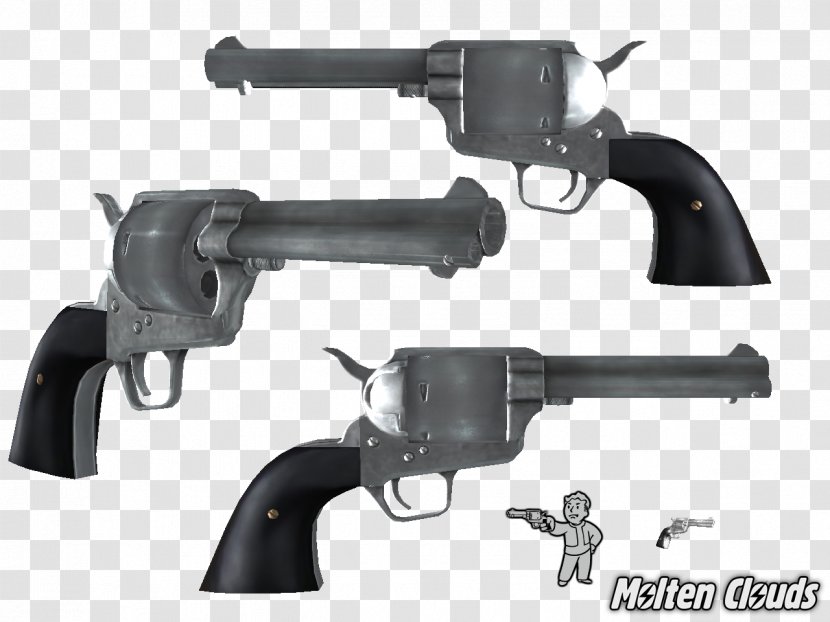 Revolver .454 Casull Fallout: New Vegas Gun Barrel Firearm - Airsoft - Weapon Transparent PNG