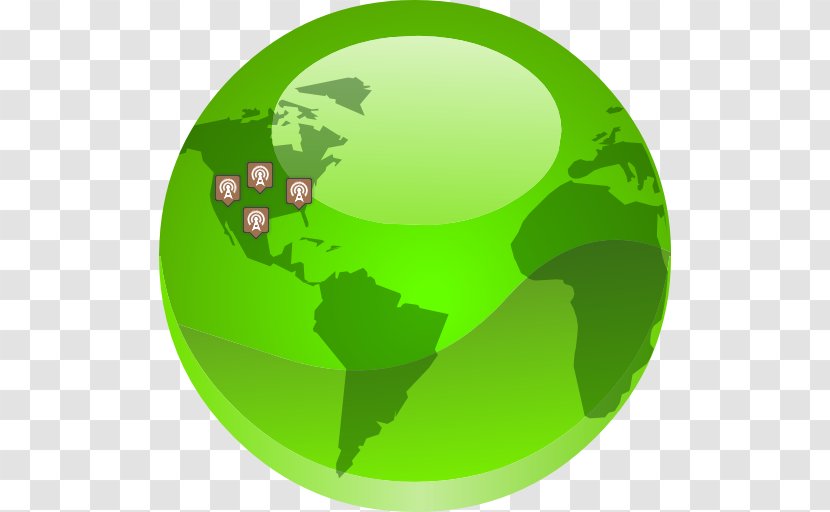 World Map Border Globe - Grass Transparent PNG