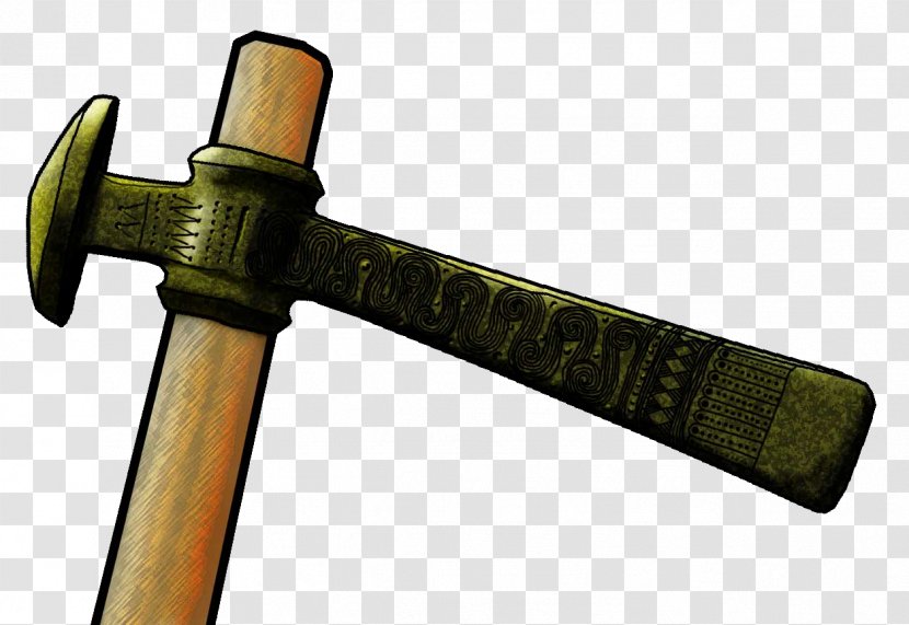 Bronze Age Unetice Culture Stone Iron Axe - Battle Transparent PNG