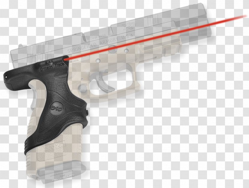 Trigger Springfield Armory Firearm HS2000 Crimson Trace - Weapon - Shooting Traces Transparent PNG
