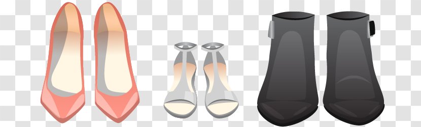 Shoe High-heeled Footwear Boot - Women's Shoes Vector Material Downloaded, Transparent PNG