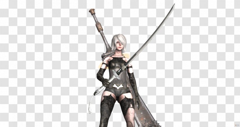 Nier: Automata Video Game Rendering Three-dimensional Space - Tree - Silhouette Transparent PNG