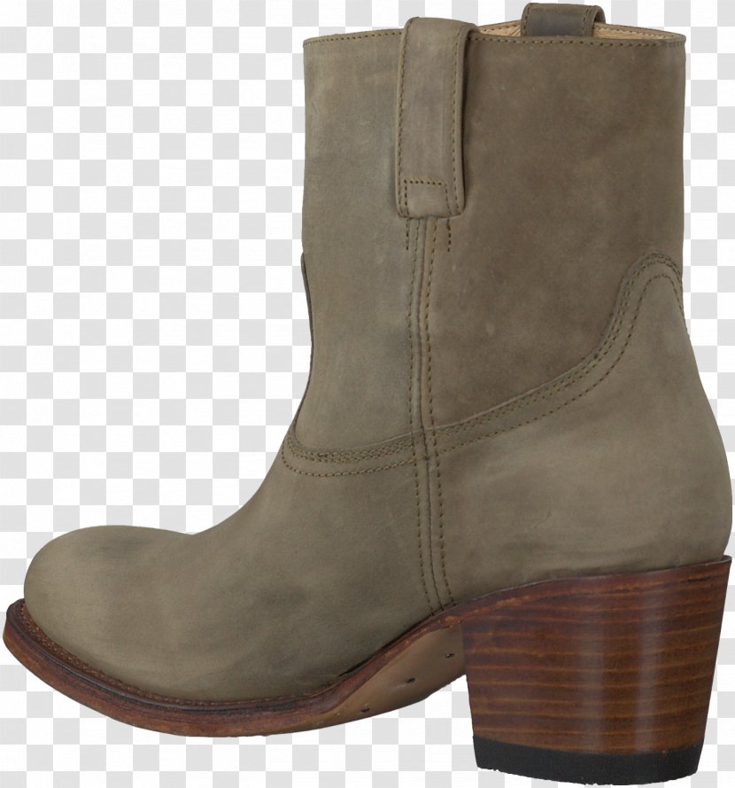 Boot Shoe Leather Suede Footwear - Beige - Cowboy Transparent PNG