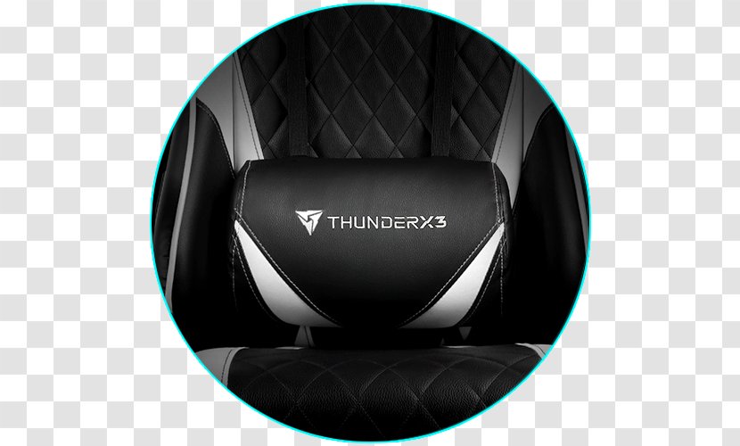 Car Seat Gaming Chair ThunderX3 - Red Transparent PNG