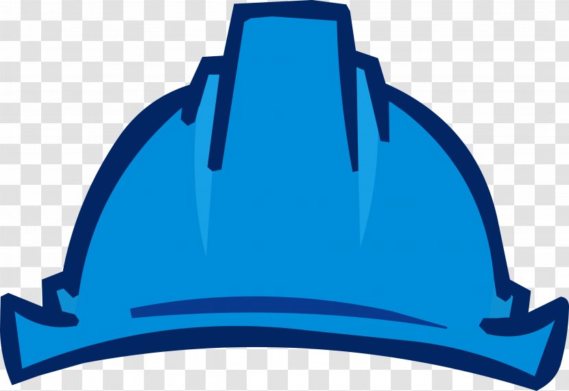 Blue Clip Art Azure Hard Hat Electric - Costume - Fashion Accessory Cap Transparent PNG