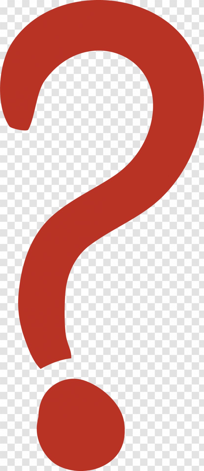 Question Mark Symbol Computer File - Text - Red Transparent PNG