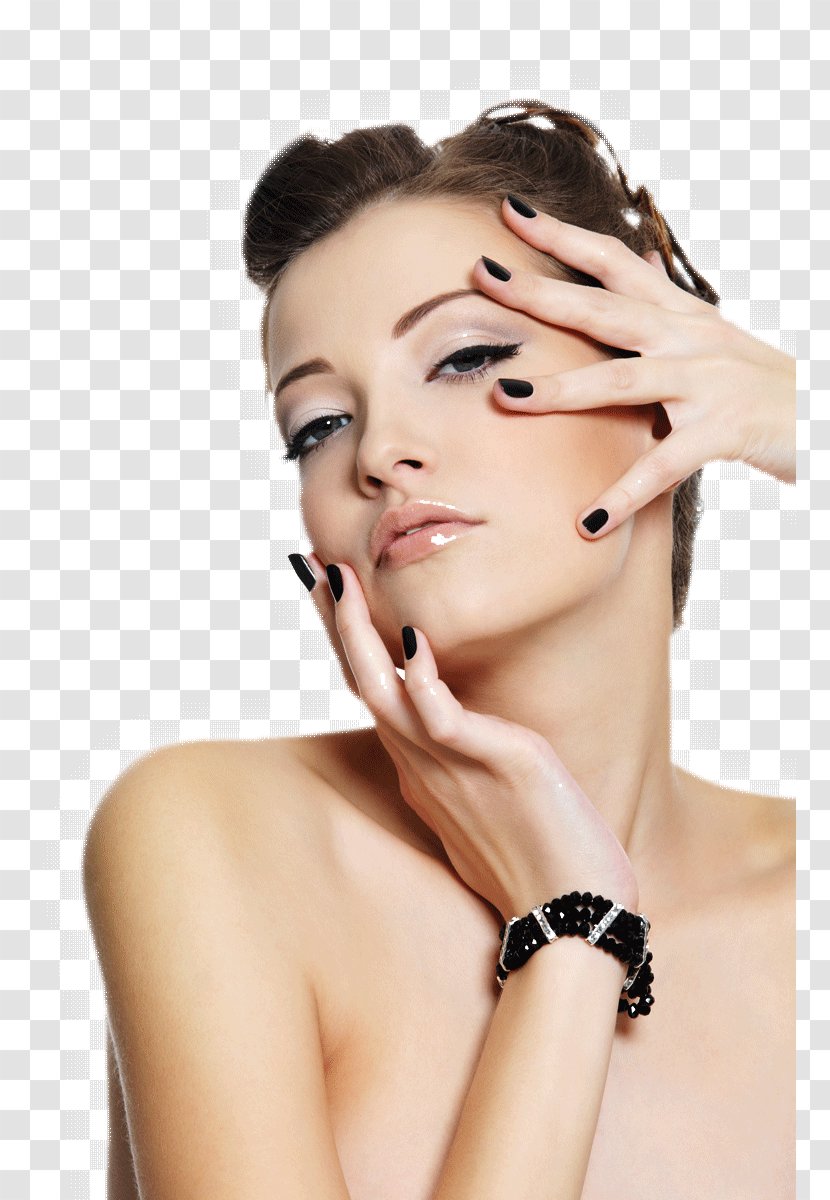 Beauty Parlour Nail Hair Eyelash - Watercolor - Glamour Transparent PNG