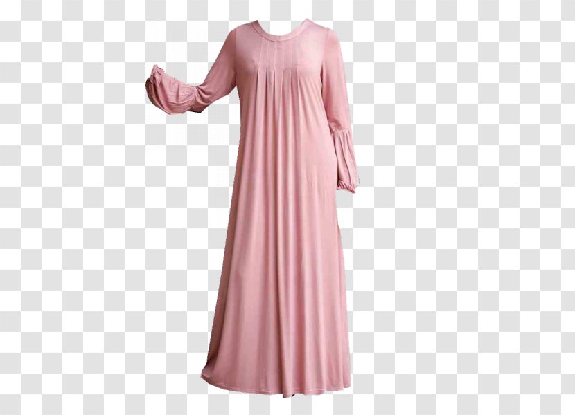 Islamic Fashion - Day Dress - Neck Peach Transparent PNG