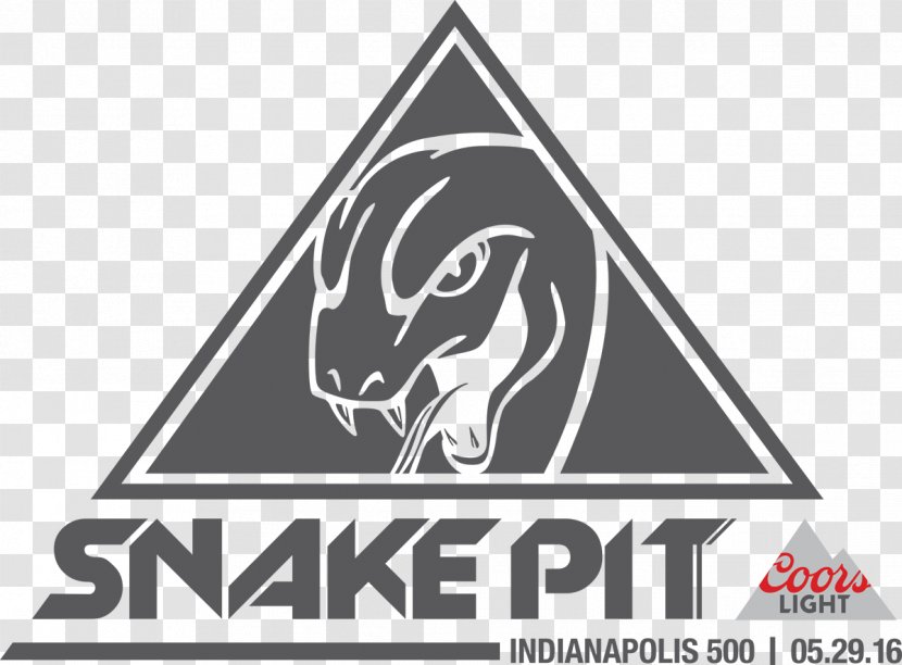 2018 Indianapolis 500 Motor Speedway Logo 2017 Sponsor - Black And White - Decal Transparent PNG