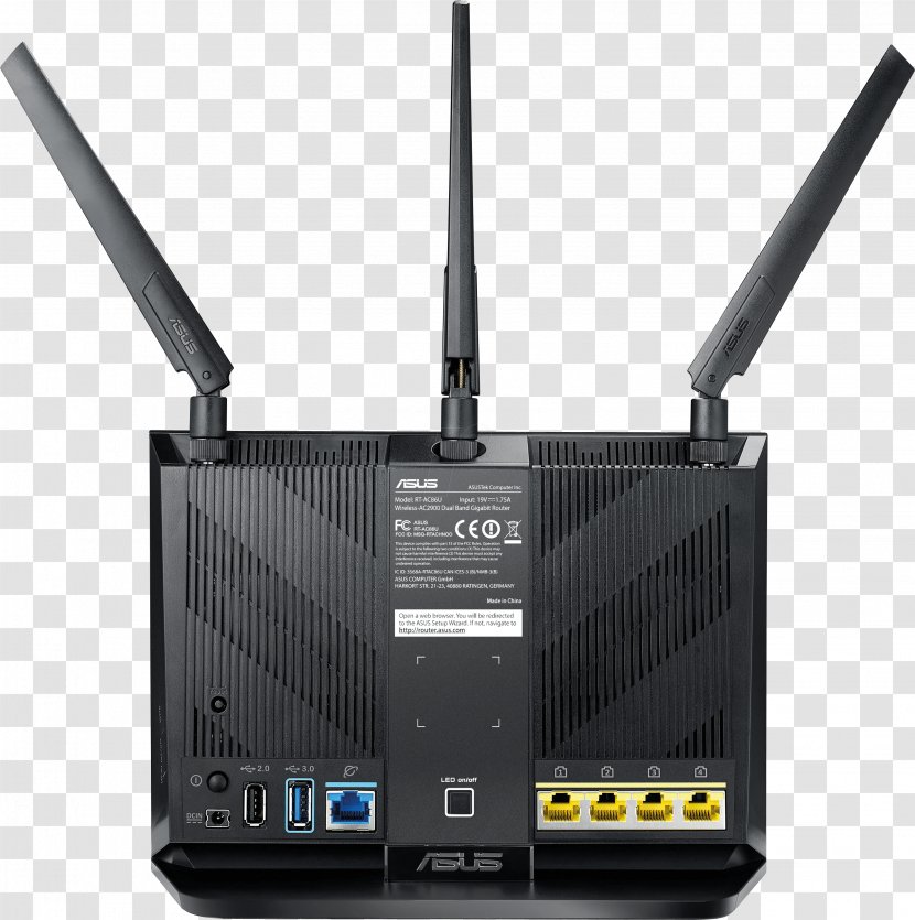 Dual-band Wireless Repeater RP-AC68U ASUS RT-AC86U Router RT-AC66U - Asus - Access Point Transparent PNG
