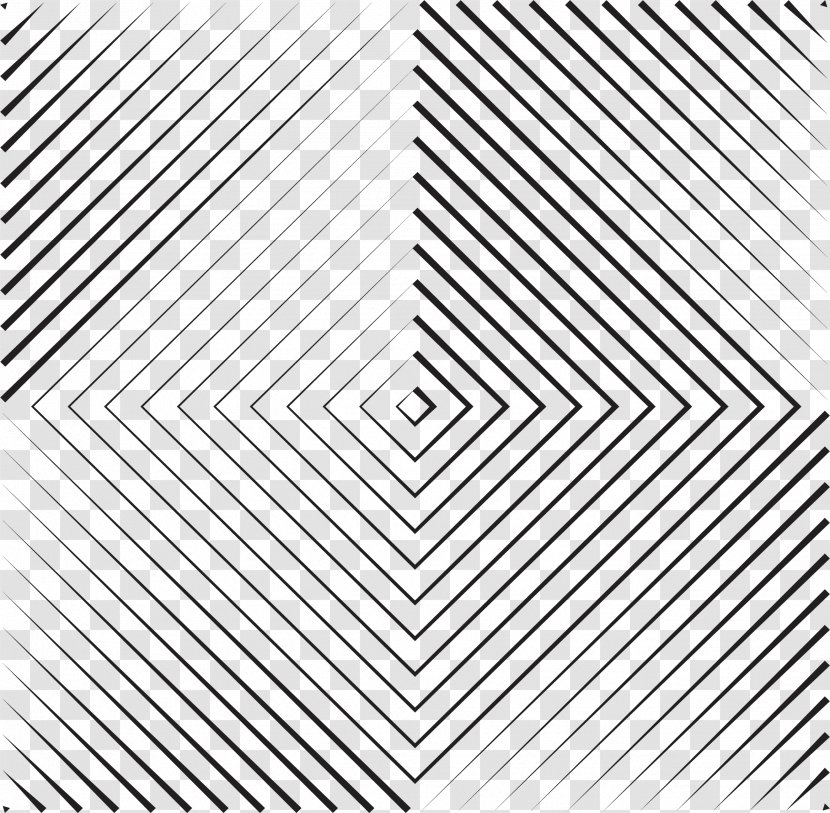 Optical Illusion Geometry Line - Back To The Shape Of Stripes Transparent PNG