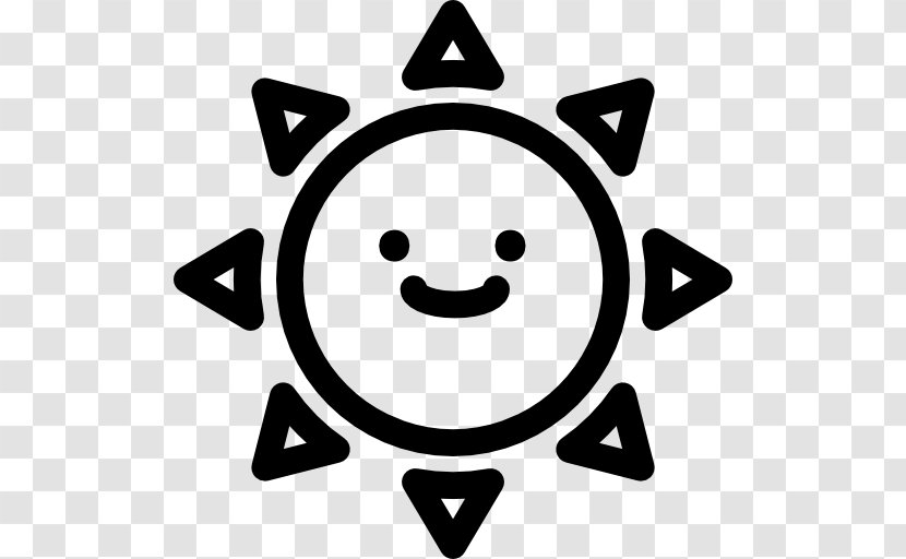 Symbol - Happiness - Black And White Transparent PNG