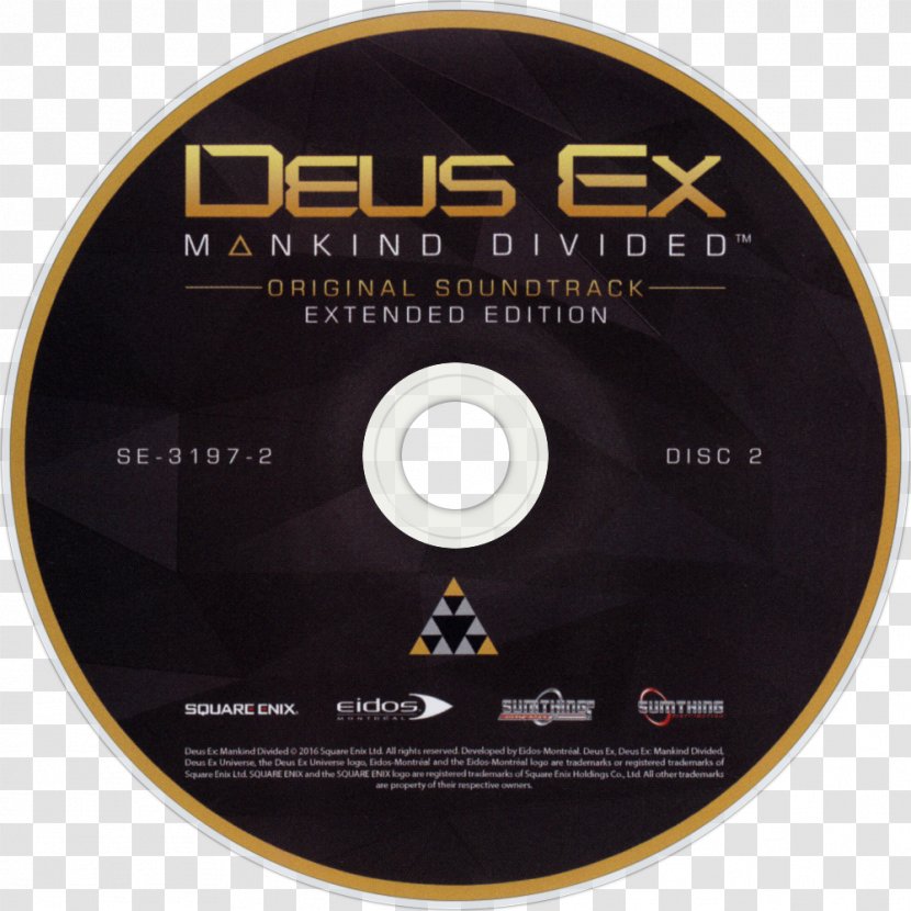 Deus Ex: Mankind Divided Human Revolution Compact Disc ARK: Survival Evolved Square Enix Co., Ltd. - Linux Transparent PNG