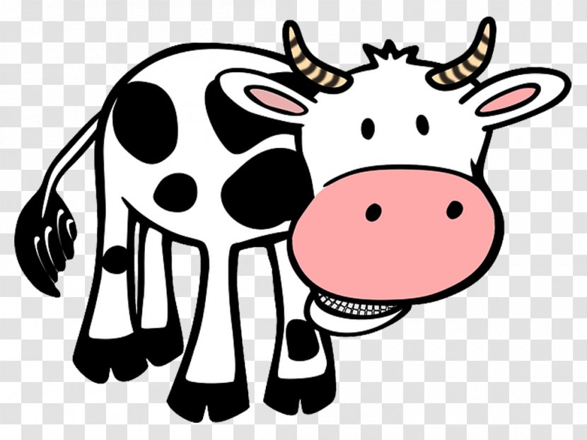 Beef Cattle Calf Holstein Friesian Clip Art Dairy - Horse Like Mammal - Vaca Transparent PNG