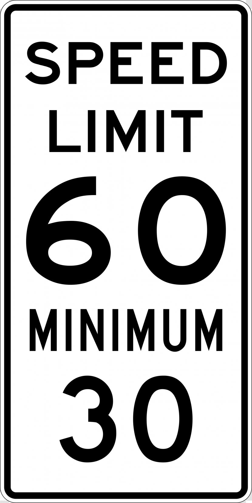Speed Limit Traffic Sign Car - Area - 22 Transparent PNG