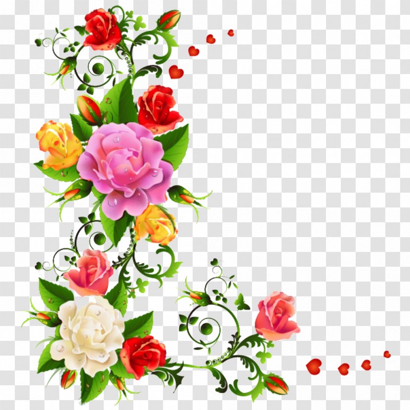 Flower Bouquet Color Clip Art - Vector Floral Pattern Transparent PNG