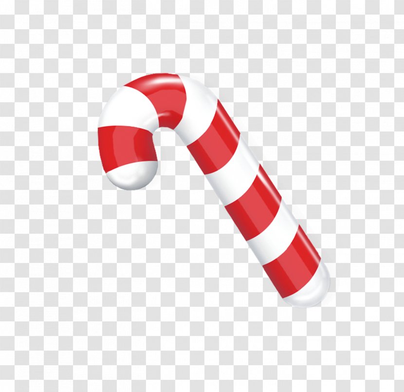 Candy Cane Christmas Clip Art - Gift - Red And White Striped Transparent PNG