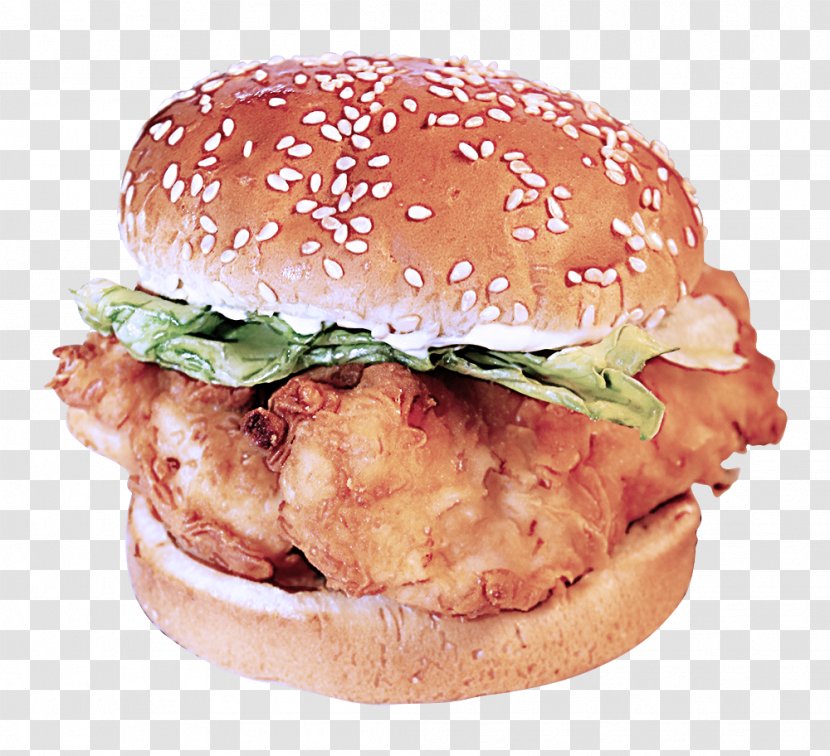 Hamburger - Salmon Burger - Breakfast Sandwich Ingredient Transparent PNG
