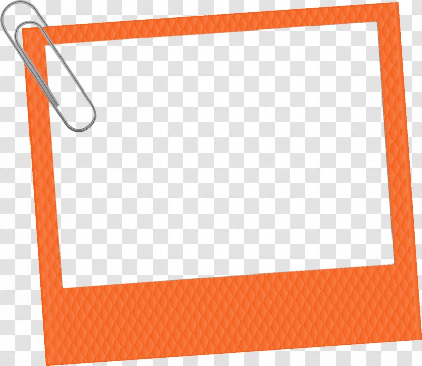 Picture Frames Orange Photography Clip Art - Frame Transparent PNG