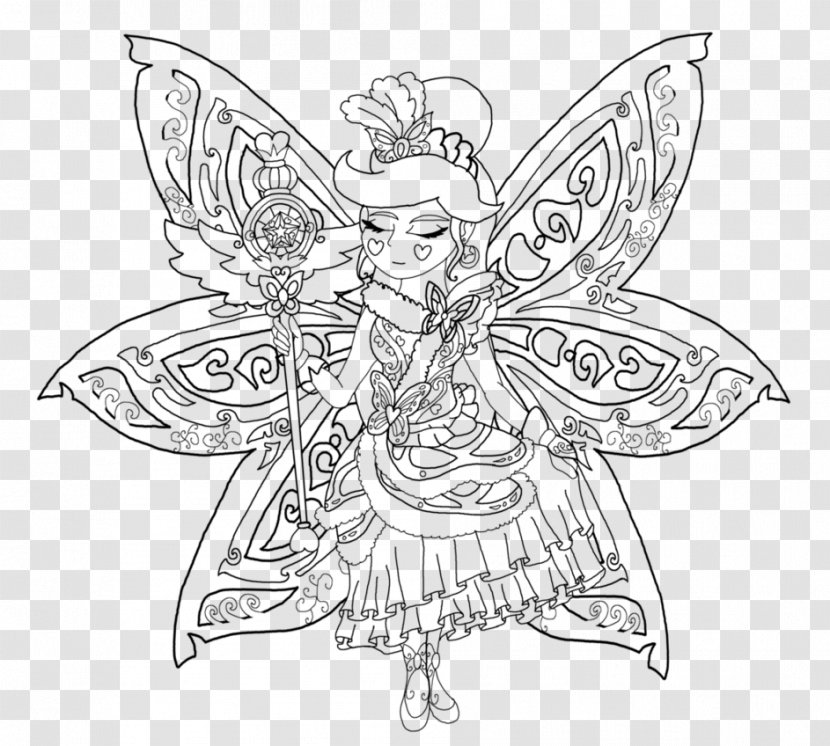 Insect Butterfly Line Art Drawing Fairy Transparent PNG