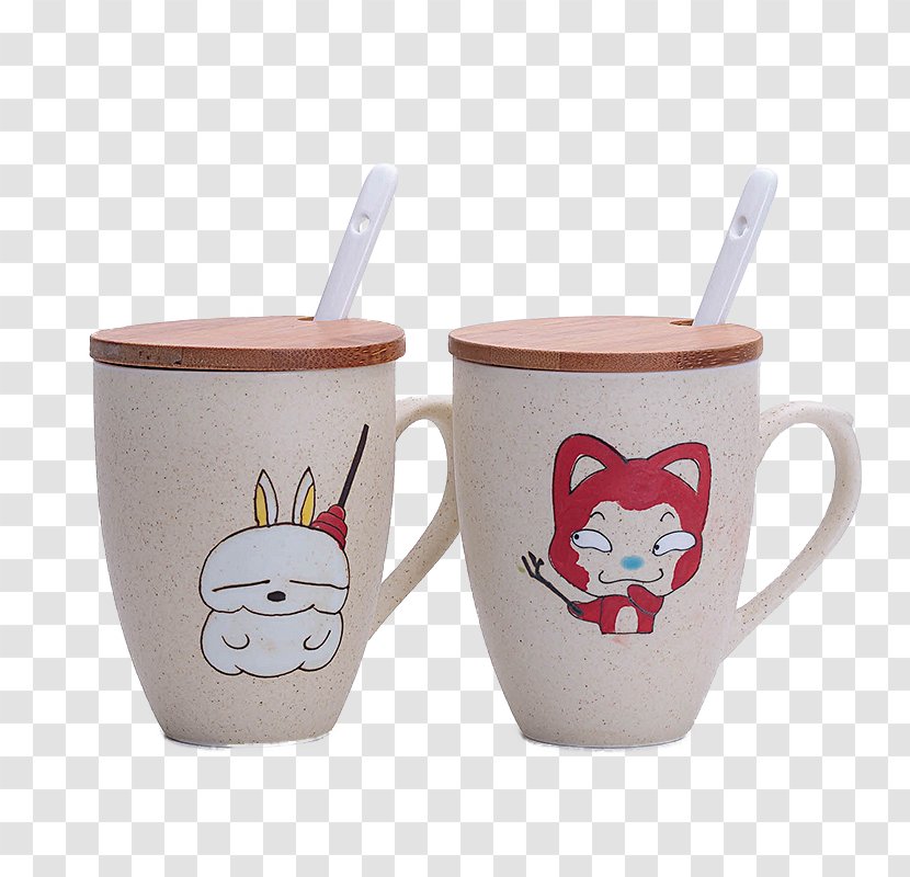 Coffee Cup Mug Ceramic - Material - Creative Cute Transparent PNG