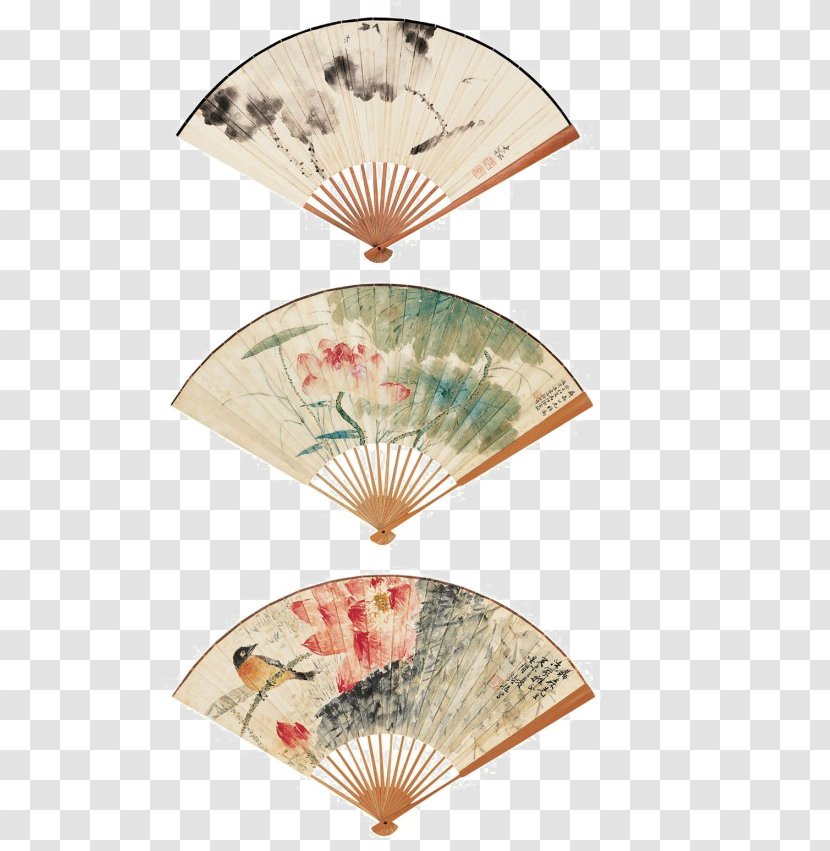 Paper Hand Fan Zuowu Culture U5d14u8c79 - Decorative - Traditional Antiquity Transparent PNG