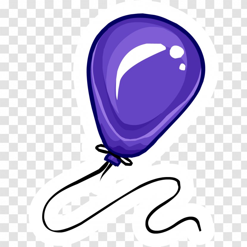 The Purple Balloon Violet Clip Art - Headgear Transparent PNG