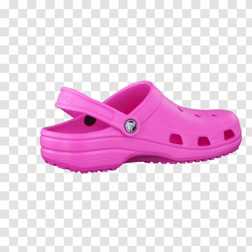 Clog Shoe Mule Amazon.com Crocs - Pink Transparent PNG