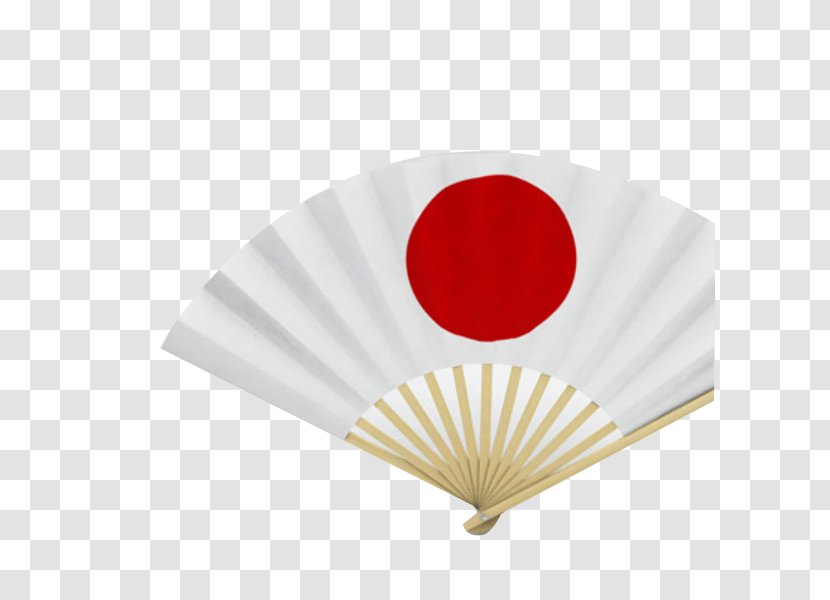 Flag Of Japan - Hand Fan Transparent PNG