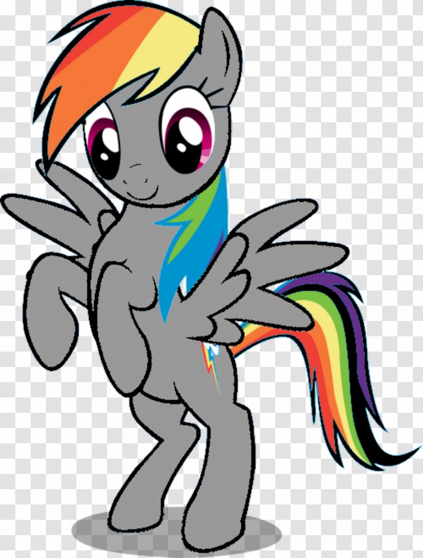 Rainbow Dash Pony Derpy Hooves Pinkie Pie Applejack - Fictional Character - God Transparent PNG
