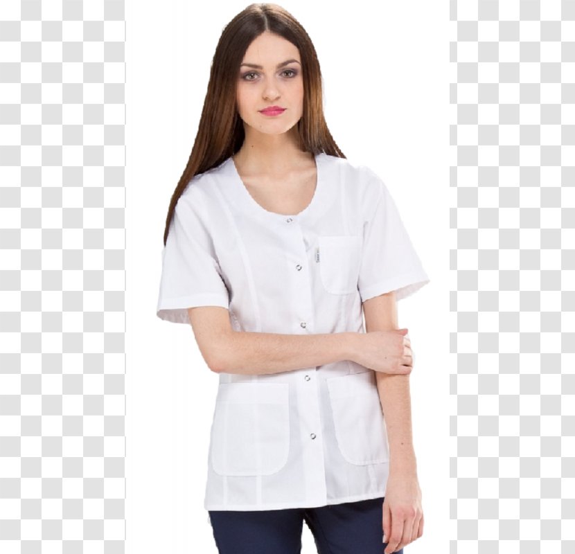 Sleeve T-shirt Shoulder Blouse - T Shirt - Snap Fastener Transparent PNG