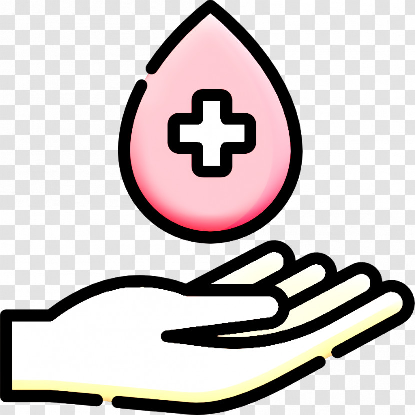 Medical Icon Hand Icon Blood Donation Icon Transparent PNG