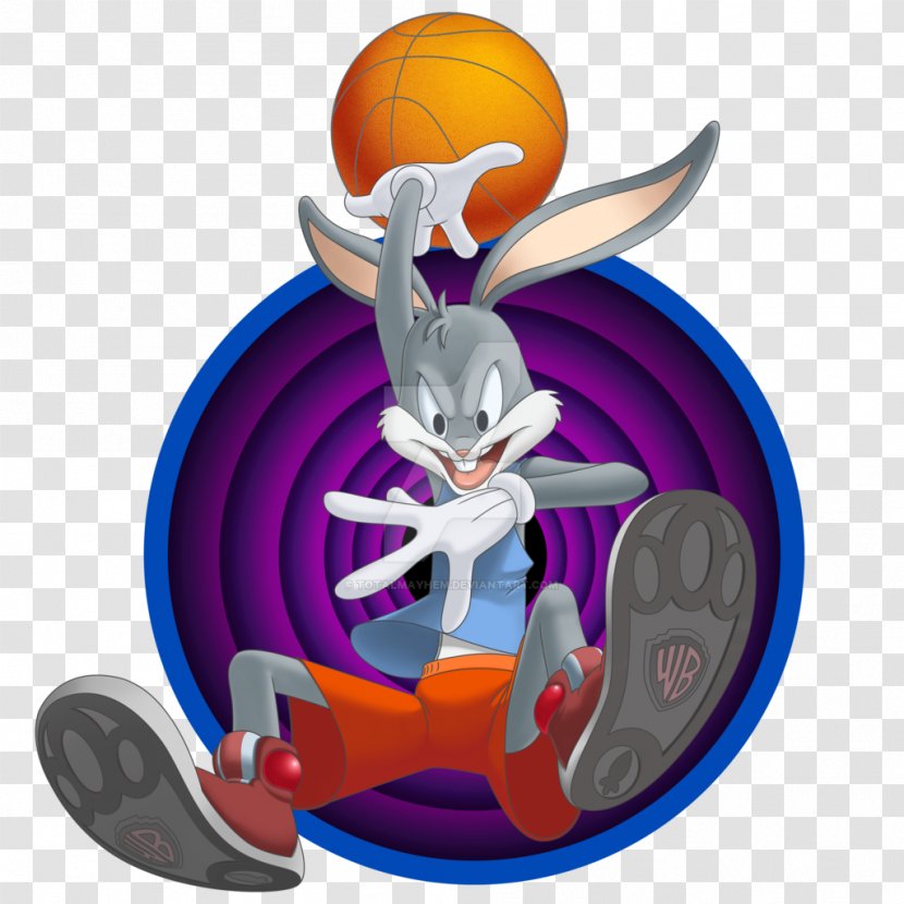 Product Design Cartoon Illustration Sporting Goods Purple - Bugs Bunny Basketball Transparent PNG