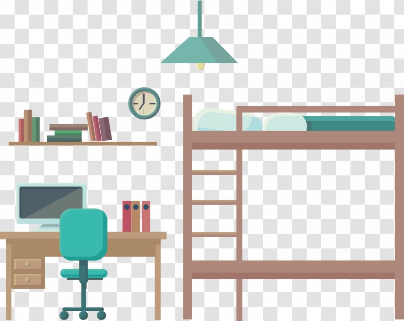 Bedroom Scene Graph - Up And Down Shop Transparent PNG